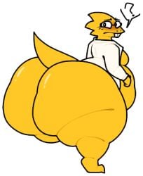 alphys bbw big_ass big_breasts breasts bubble_butt chip_at_night female huge_ass overweight thick_thighs undertale wide_hips