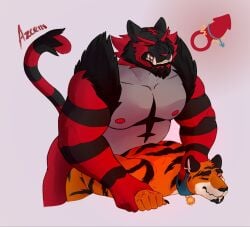 anonymous_character anthro azcein duo felid feline from_behind_position gender_symbol gender_symbol_penetration generation_7_pokemon humanoid incineroar jewelry male male/male male/male_symbol male_symbol mammal necklace nintendo pantherine piercing pokemon pokemon_(species) sex sexuality_symbol symbol tiger