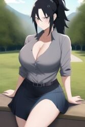 1girls ai_generated genderswap_(mtf) naruto rule_63 sasuko