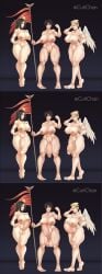 3futas 3girls amaterasu_(smite) asian_mythology bellona_(smite) big_breasts black_hair blonde_hair cuti-chan european_mythology female full_body futanari goddess greek_mythology hi-rez_studios huge_breasts japanese_mythology light-skinned_female light_skin lineup muscular muscular_female mythology nike_(smite) notcuti nude pinup roman_mythology short_hair smite thick_thighs wide_hips