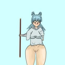 1girls bad_art big_butt bruh half_naked_female jujutsu_kaisen kashimo_hajime kashimo_hajime_(jujutsu_kaisen) lobotomy lobotomy_kaisen pussy_juice wet_pussy what what_the_fuck why wtf