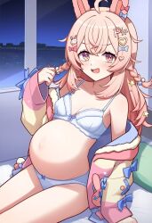 ai_generated artist_request phase_connect pipkin_pippa pregnant pregnant_belly pregnant_female virtual_youtuber vtuber