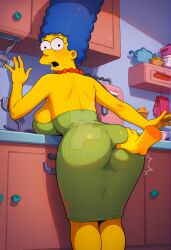 1girls 20th_century_fox 20th_century_studios ai_generated ass ass_grab big_ass big_breasts big_butt clothing decademix deviantart female huge_ass huge_breasts marge_simpson mature_female mature_woman milf mommy mother pussy the_simpsons wide_hips