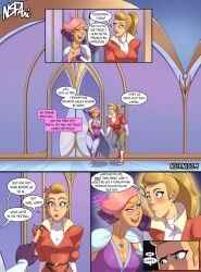 adora comic comic_page glimmer_(she-ra) huge_breasts netflix nsfani pregnant pregnant_belly pregnant_female she-ra_and_the_princesses_of_power