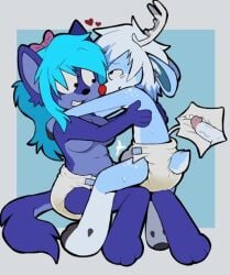 2boys 4hazelstreet anthro anthro_on_anthro cum diaper diaper_fetish diaper_only diaper_sex diapered_lovers diaperfur nudity orgasm_face peeing peeing_self sex wet_diaper wetting wetting_diaper wetting_self wholesome wholesome_sex