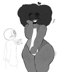 2boys aged_up dark_skin fazzinart femboy jayden_(fazzinart) swimsuit wide_hips