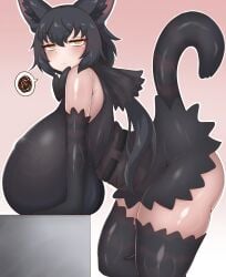 1girls ass big_ass big_breasts big_thighs black_serval_(kemono_friends) breasts busty enormous_breasts female female_only giant_breasts gigantic_breasts huge_ass huge_breasts huge_thighs hyper_breasts kemono_friends large_ass large_breasts large_thighs massive_breasts sangchussam thick_thighs thighs