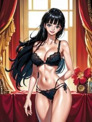 ai_generated female female_only iyuyu240824 lingerie nico_robin one_piece