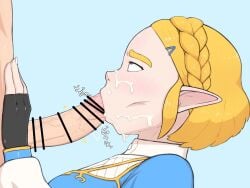 1boy 1girls big_penis blowjob censored clothed clothing cum cum_in_mouth cum_in_nose cum_on_face fellatio female fully_clothed huge_cock male nuranura-san oral oral_sex penis princess_zelda rolling_eyes sex straight tears_of_the_kingdom the_legend_of_zelda vacuum_fellatio veiny_penis yiga yiga_zelda zelda_(tears_of_the_kingdom)