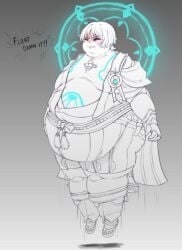 1boy boy english english_text fat fat_fetish gay genshin_impact hoyoverse inflation inflation_fetish male male_only mihoyo obese obese_male scaramouche_(genshin_impact) wanderer_(genshin_impact)