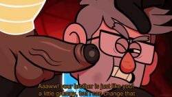 animated balls bill_cipher dark-skinned_male erect_penis erection gay gif glasses gravity_falls head_grab loop male male_focus male_only mawile123 old_man older_male penis penis_on_cheek penis_on_face questionable_consent stanley_pines text veiny_penis video yaoi