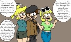 leni_loud lori_loud lt_ulrich nickelodeon original_character redkaze self_insert the_loud_house third-party_edit traced