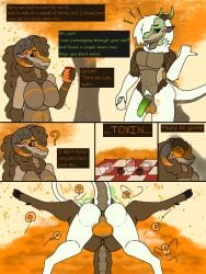 absurd_res amara_(disambiguation) anthro autumn bodily_fluids brown_body brown_fur brown_hair cum cum_in_pussy cum_in_vagina cum_inside duo elin_(psychorodent) female food from_front_position fur genital_fluids genitals glowing glowing_genitalia glowing_horn grass hair hi_res horn impregnation jelly_(food) male male/female mating_press moan nude nude_anthro nude_female nude_male orange_eyes ovum ovum_penetration ovum_with_heart plant sex snatyr sperm_cell vaginal vaginal_penetration vaginal_sex white_body white_fur white_hair wizrat