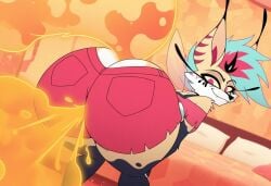 ai_generated fart fart_fetish female helluva_boss queen_bee-lzebub_(helluva_boss)