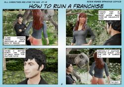 bare_bottom dakota_johnson dinosaur dinosaur_girl jurassic_park jurassic_park_(franchise) jurassic_world naughty_girl otk_spanking public spanked spanking spanking_ass spanking_butt