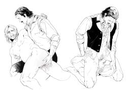 2cuntboys 3boys arm_hair arthur_morgan ass beard beard_stubble black_and_white breasts chest_hair chubby chubby_male clit clitoris clothed clothed/nude clothed_male_nude_male couple cum cunnilingus cuntboy cuntboy/male cuntboy_penetrated different_poses dominant dominant_male duo dutch_van_der_linde eating_pussy eee_eeees facesitting facial_hair finger_fuck fingering fingering_partner fingering_pussy gay gay_male hair hairy hairy_chest hairy_male hairy_pussy holding intersex laying_down laying_on_side love making_love male man_boobs micah_bell monochrome moobs moustache muscles muscular muscular_male nipples nude nude_cuntboy nude_male open_mouth oral oral_sex pseudo_incest_(lore) pubic_hair pussy pussy_ejaculation pussy_hair pussy_juice pussy_juice_drip pussy_lips red_dead_redemption_(series) red_dead_redemption_2 romantic sitting_on_face small_breasts submissive submissive_male touching_breast touching_pussy trans_man transmasc vaginal_penetration yaoi