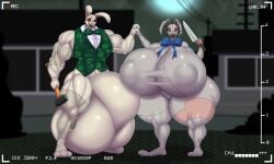 1boy 1girls 2025 absurd_res animal_costume balls ber00 big_balls big_breasts big_bulge bowtie breasts breasts_bigger_than_head breasts_bigger_than_torso bulge bunny_costume camera camera_pov camera_view cleavage clothed_female clothed_male costume female five_nights_at_freddy's five_nights_at_freddy's:_security_breach gigantic_balls gigantic_breasts gigantic_bulge hammer high_resolution highres holding_hands holding_object holding_weapon hoppton_(hoppton) huge_balls huge_breasts huge_bulge human hyper hyper_balls hyper_breasts hyper_bulge knife large_breasts looking_at_viewer male masked masked_female masked_male moon muscles muscular muscular_male muscular_thighs neighborhood night oc oc_x_canon original_character outdoors outside png thick_thighs thighs_bigger_than_head thighs_bigger_than_torso vanny_(fnaf) vest voluptuous voluptuous_female wide_hips