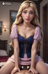 1boy 1boy1girl 1girls ai_generated artist_name bed black_hairband blonde_hair blue_eyes breasts cleavage clothed_sex collarbone cowgirl_position cowgirl_position disney disney_princess dress freckles hairband hi_res indoors lips long_hair looking_at_viewer lux_(league_of_legends) medium_breasts mole mole_on_breast on_bed parted_lips patreon_username penis pov princess_eilonwy puffy_short_sleeves puffy_sleeves pussy r34arts sex short_sleeves solo_focus straddling straight the_black_cauldron twitter_logo uncensored vaginal_penetration vaginal_penetration vaginal_sex