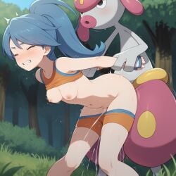 battle girl (pokemon oras) from pokemon by parkinson (ai artist)