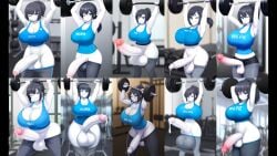 ai_generated cum futanari multiple_girls perchance_ai wii_fit_trainer