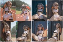 after_masturbation ai_generated breath cameltoe drooling female_masturbation fingering fur furry high_resolution highres hires judy_hopps masturbation panzglard saliva sport sports_bra sports_shorts sports_uniform sportswear sweat tired zootopia zootopia_2