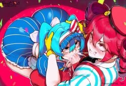 2girls ai_assisted areolae ass big_ass big_breasts big_butt big_hips breasts cute female futanari girl hatsune_miku hi_res high_quality highres hips huge_ass huge_breasts huge_butt huge_hips huge_thighs intersex kasane_teto patreon_url patreon_username penis perfect_body print_tax5 sexy sexy_body sexy_female thick_thighs twitter twitter_username vocaloid waist watermark