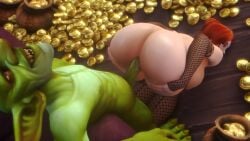 3d animated assumi bouncing_breasts breasts erect_nipples fishnet_armwear fishnet_legwear fishnet_stockings fishnets goblin goblin_male gold_coin gold_eyes indoors large_breasts longer_than_10_seconds looking_back looking_pleasured male moan moaning moaning_in_pleasure nipples noname55 purple_eyeshadow red_hair sex short_hair shorter_than_20_seconds sound sound_effects video warcraft world_of_warcraft