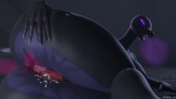 3d_(artwork) anthro ass bodily_fluids breasts breath_powers digital_media_(artwork) female fog generation_7_pokemon genital_fluids genitals glowing glowing_eyes hi_res looking_at_viewer nintendo nipples nude packs_3d pherokinesis pheromone_breathing pheromones pokemon pokemon_(species) pussy reptile salazzle saliva scalie simple_background solo spread_butt spreading tail text tongue vaginal_fluids vulva widescreen