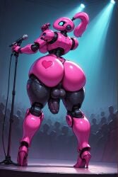 1futa ai_generated ass ass_focus balls big_ass big_balls big_breasts big_butt big_penis big_thighs blue_eyes cock dick dickgirl fat_ass futa_focus futa_only futadom futanari high_heels huge_ass huge_balls huge_breasts huge_butt huge_cock huge_testicles huge_thighs original original_character penis pink_body pink_hair pink_skin robot robot_girl robot_penis sex solo testicles thighs