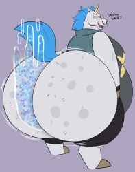 1boy 2d 2d_artwok ass ass_bigger_than_head big_ass big_butt big_tummy blue_hair chubby chubby_male clothed clothes clothing equine fart fart_cloud fart_fetish fart_focus farting freckles freckles_on_ass furry furry_only glitter hairy_ass hooves horn huge_ass huge_butt hyper_ass hyper_butt jewelry looking_at_viewer looking_back looking_back_at_viewer looking_over_shoulder male male_fart male_only megacoolbear megacoolbear_(artist) motion_lines narrowed_eyes no_genitals no_sex nonhuman overweight overweight_male pants_around_ankles pants_down pulling_down_pants punk regular_show shirt solo solo_male standing tail talking talking_to_viewer text tummy unicorn unicorn_(regular_show) wobbling_ass