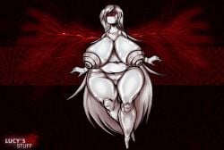 02_(kirby) arteries blood blood_stain breasts chubby cyclops fat female full_body huge_breasts kirby_(series) kirby_64 long_hair lucystuff monster monster_girl naked nintendo white_hair white_skin wings