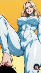 ai_generated ai_generated_sluts blonde_female blonde_hair bodysuit emma_frost female financial_domination findom money tagme video