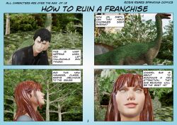 bare_bottom dakota_johnson dinosaur dinosaur_girl jurassic_park jurassic_park_(franchise) jurassic_world naughty_girl otk_spanking public spanked spanking spanking_ass spanking_butt