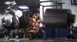big_breasts breasts cleavage female huge_breasts irona_(qzk_forte) qzk_forte tagme thick_thighs valkyr_(warframe) warframe wide_hips