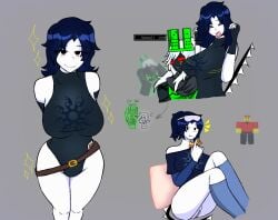 1boy 1girl1boy 1girls 1x1x1x1_(forsaken) alternativecxs belt betrayed_1x1x1x1 big_breasts bottomless breasts elliot_(forsaken) female female_focus forsaken_(roblox) genderswap_(mtf) leotard male no_panties no_sex pussy roblox roblox_game robloxian rule_63 sleepy_two_time source_request tagme thighs two_time white_skin