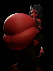 3d 3d_model artist_request big_belly big_breasts blitzo_(helluva_boss) double_belly helluva_boss millie_(helluva_boss) moxxie_(helluva_boss) swollen_belly vivienne_medrano vivziepop vore vore_belly