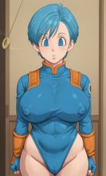 1girls ai ai_generated blue_eyes blue_gloves blue_hair blue_leotard brainwashing bulma_(dragon_ball) bulma_briefs dragon_ball dragon_ball_super emotionless empty_eyes expressionless female female_combatant female_focus female_only fingerless_gloves huge_boobs huge_breasts huge_nipples hypnosis large_areolae large_breasts latex latex_leotard latex_suit leotard long_sleeves mental_transformation mind_control nipple_bulge nipples nipples_visible_through_clothing pendulum pixai tagme thick_thighs thighs utter_domination venus_body voluptuous voluptuous_female