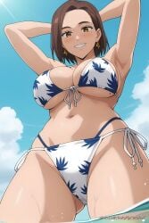 ai_generated aichat anime beach bikini cute girl kotoha_tachibana pinku pinku.ai pinkuai sexy wallpaper wind_breaker windbreaker