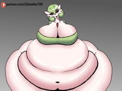 big_belly gardevoir hyper_ass hyper_thighs large_ass large_breasts large_thighs massive_ass massive_belly massive_thighs pokemon pokemon_(species) tagme weight_gain yandere zoelovesguts