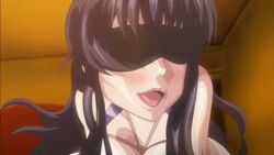 ahe_gao ahegao animated asaoka_sachie black_hair blindfold censored female kedamono-tachi_no_sumu_ie_de lowres milf motherly_cuckold murakami_teruaki penetration screencap sex vaginal_penetration