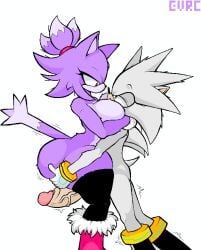 1boy 1girls 5_fingers anthro ass ass_grab ass_lift bedroom_eyes big_ass big_breasts big_penis blaze_the_cat blaze_the_cat_(om) boots breasts bubble_butt catgirl countershade_torso countershading duo eulipotyphlan evrc eyelashes face_between_breasts featureless_breasts feline female furry gem gem_on_forehead gloves golden_eyes half-closed_eyes head_tuft hedgehog lifting_ass looking_at_each_other male mobian_(species) motorboating naked naked_female nude nude_female outcome_memories penis raised_tail red_eyes roblox roblox_game sega side_view silver_the_hedgehog sonic_(series) sonic_the_hedgehog_(series) tail taller_female thick_thighs thighhighs thighjob veiny_penis