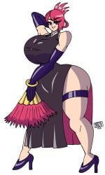 1girls akatsuki_blitzkampf alternate_ass_size alternate_breast_size alternate_color alternate_version_available ass big_ass big_butt bracelet bracelets breasts butt commission curvy ecchi elbow_gloves en-eins_perfektewelt fan gigantic_ass gigantic_breasts gigantic_butt gloves high_heels huge_ass huge_breasts huge_butt kenkaranger large_breasts latex latex_gloves looking_at_viewer marilyn_sue_dajie pigtails qipao seducing_viewer seductive seductive_look seductive_pose seductive_smile smile smiling_at_viewer straps