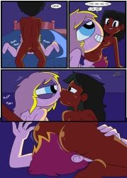 2boys 2girls 4some aged_up anal anus ass back back_view balls bisexual bisexual_female black_hair blonde_female blonde_hair blue_eyes breasts brown_hair bubble_ass bubble_butt bubbles_(powerpuff_girls) chocolate_and_vanilla closed_eyes comic comic_page completely_nude completely_nude_female completely_nude_male crossover damn dark-skinned_female dark-skinned_male dark_skin dialogue doggy_style english_text facesitting fan_fiction fanfic fanfiction female female_penetrated foursome from_behind from_behind_position imminent_sex interracial kissing light-skinned_female light-skinned_male light_skin long_hair lovin’sis male mike_(xierra099) mike_believe mole mole_under_eye naked naked_female naked_male nipples nude nude_female nude_male on_all_fours on_bed open_mouth penis penis_in_ass powerpuff_girls pubic_stubble pussy sweat sweating testicles tongue valerie_(xierra099) xierra099