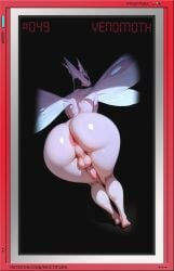 1boy ai_generated anthro anus ass big_ass big_butt boy curvy curvy_body curvy_figure english_text fat_ass femboy femboy_focus femboysub feminine_body feminine_male flat_chest furry gay girly huge_ass male male_only noctzurn penis pokedex pokedex_entry pokedex_number pokemon pokemon_(species) solo thick_ass thick_hips thick_thighs thighs venomoth yaoi