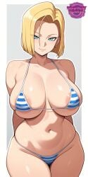 1girls ai_generated android_18 blonde blonde_female blonde_hair blonde_hair_female blue_eyes blue_eyes_female cameltoe cleavage curvy dragon_ball dragon_ball_super dragon_ball_z erect_nipples female gigantic_breasts huge_areolae huge_ass jorgecarlosai nai_diffusion puffy_nipples short_hair short_hair_female stable_diffusion thick_lips voluptuous wide_hips yellow_hair