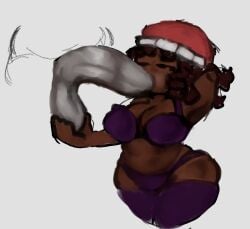 big_ass big_breasts big_penis blowjob bra cheating cheating_(relationship) cheating_female cheating_girlfriend cleavage curly_hair danon dark_skin dark_skinned_female fat_cock friday_night_funkin girlfriend_(friday_night_funkin) grabbing_balls hat holding_balls hourglass_figure hypnos_lullaby large_penis lullaby_girlfriend_(fnf_redesign) netorare ntr oral oral_sex panties penis_too_big semi_nude sucking sucking_penis sucking_penis_tip thick thick_thighs thighhighs thighs uufnjini waist