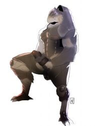 abs alien anthro balls biceps bioware digital_media_(artwork) electronic_arts erection feet fingers foreskin genitals hand_on_penis hi_res humanoid_genitalia humanoid_penis krogan male mass_effect masturbation muscular muscular_anthro muscular_male nevets nude partially_retracted_foreskin pecs penile penile_masturbation penis simple_background smile solo spread_legs spreading toes two-handed_masturbation