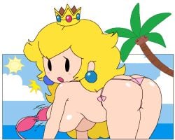 paper peach from mario (series) by cassettedream