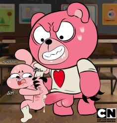 adult_on_young age_difference anais_watterson anal anal_sex anthro anus ass balls begging_to_stop big_dom_small_sub bodily_fluids breasts buckteeth captured cartoon_network classroom clothed clothing crying cum cum_inside digital_media_(artwork) dominant dominant_male duo erection female female_penetrated female_raped footwear footwear_only forced fur genital_fluids genitals helpless humanoid_genitalia humanoid_penis lagomorph leg_grab leporid male male/female male_dominating_female male_penetrating male_penetrating_female mammal mostly_nude mowdown_(tawog) narrowed_eyes nipples nude open_mouth penetration penile penis pink_body rabbit rape rough_sex scared school sex simple_background size_difference smaller_female smaller_penetrated socks socks_only spread_legs spreading sweat tears teeth the_amazing_world_of_gumball toony vulva vwhiskers young young_anthro young_female younger_penetrated