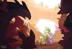 anthro biped buizel cactus charmander charmeleon crossed_arms day desert duo fangs floragato generation_1_pokemon generation_2_pokemon generation_3_pokemon generation_4_pokemon generation_5_pokemon generation_8_pokemon generation_9_pokemon genitals glowing glowing_eyes group grovyle hi_res holding_another imminent_gangbang imminent_rape imminent_sex knot knotted_penis krookodile lucario male male/male motion_lines motion_outline multiple_gangbang natural_arch nidorino nintendo no_pupils open_mouth outside penile_spines penis pink_nose plant pokemon pokemon_(species) raboot rock_arch rock_formation sableye scared semi-anthro shaking smile tapering_penis teeth tomandpop tremble_spikes trembling typhlosion zoroark